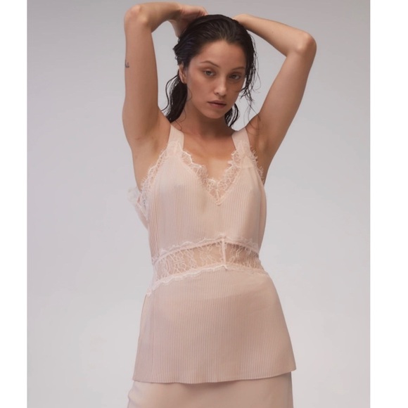 NWT Sleeping with Jacques Osiris Camisole in Dusty Rose - Picture 1 of 12
